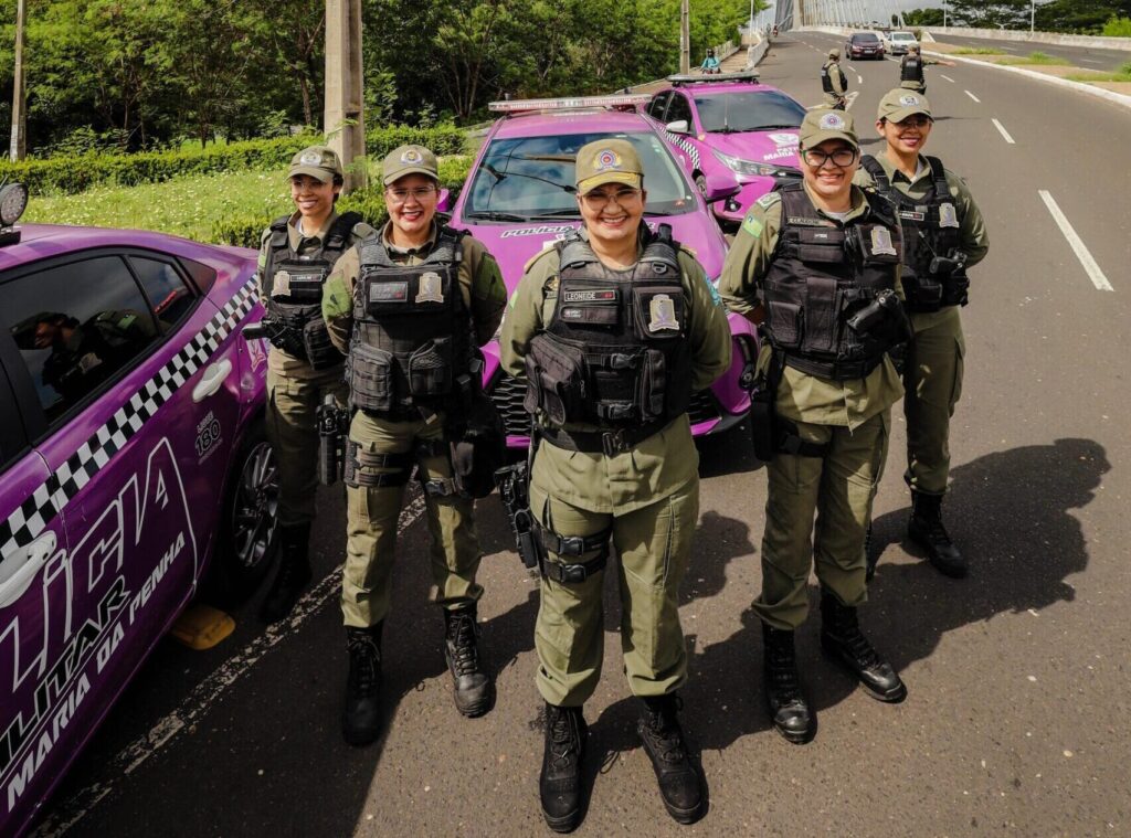 Patrulha Maria da Penha (Foto: Thiago Amaral)